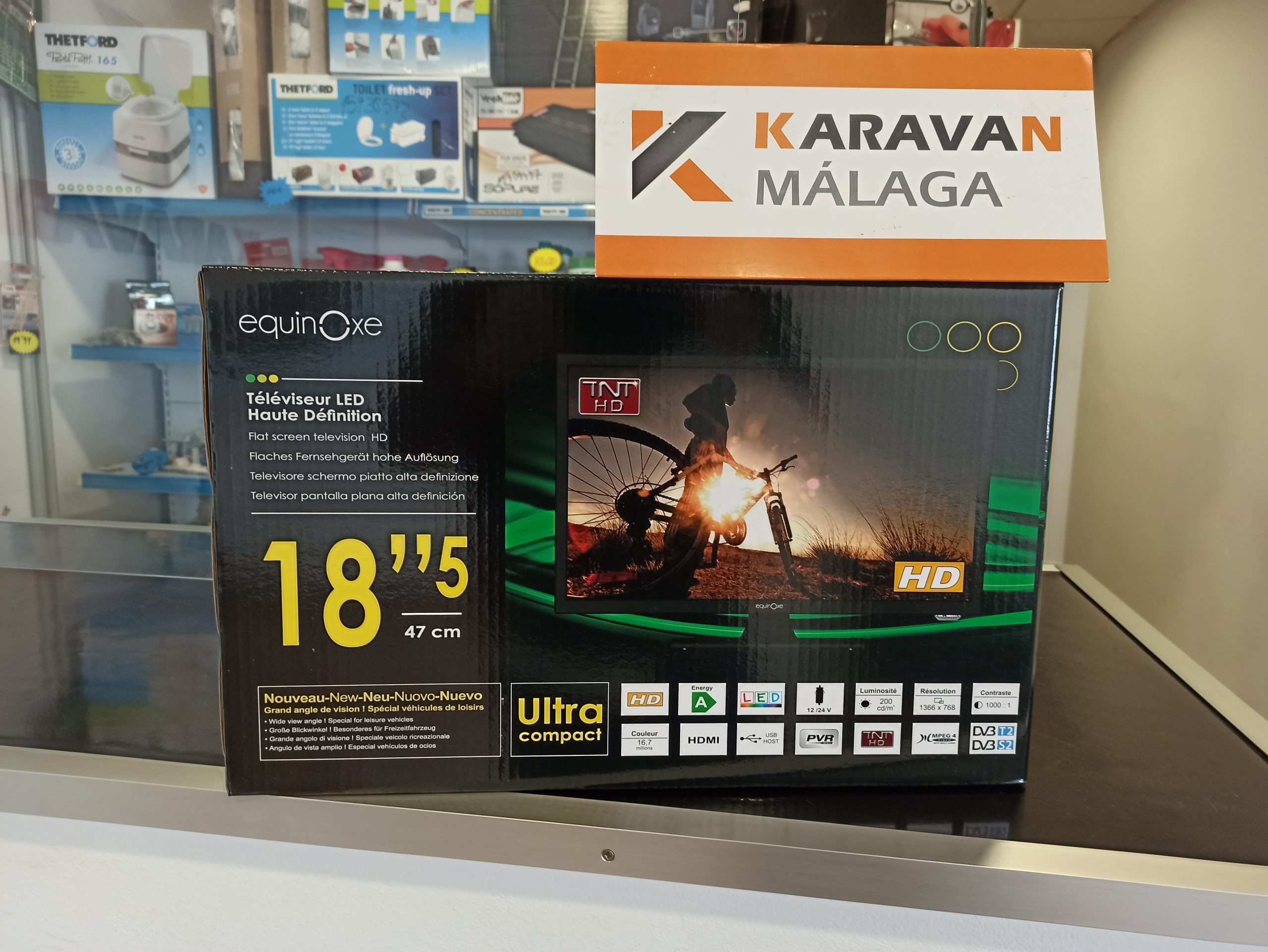 TV 18,5″ EquinOxe LED 12v – Venta y Alquiler de Caravanas y Autocaravanas  en Málaga- Karavan